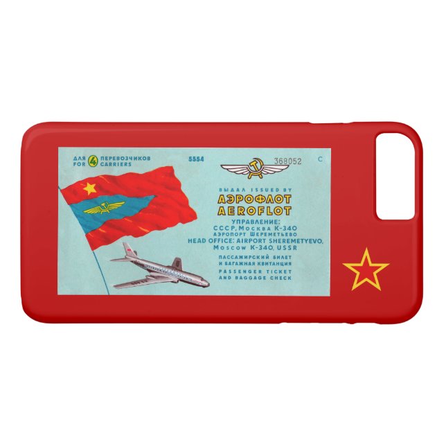 Fluggastticket Case-Mate iPhone Hülle (Rückseite (Horizontal))