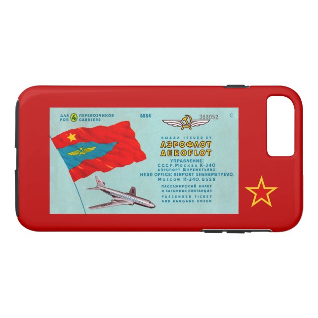 Fluggastticket Case-Mate iPhone Hülle (Rückseite (Horizontal))