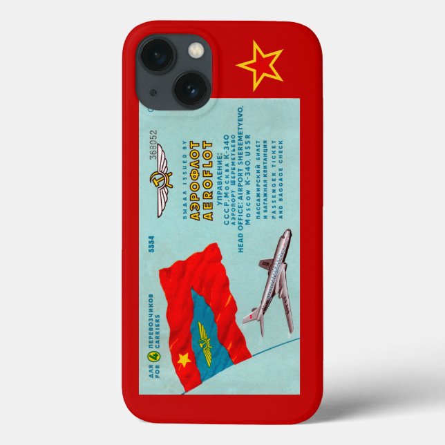 Fluggastticket Case-Mate iPhone Hülle (Rückseite)