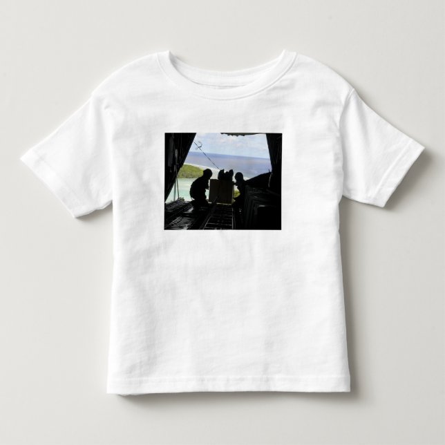 Fluggesellschaften drängen eine Palette gespendete Kleinkind T-shirt (Vorderseite)