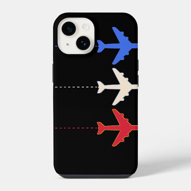 Fluggesellschaften Flugzeuge iPhone Hülle (Rückseite)