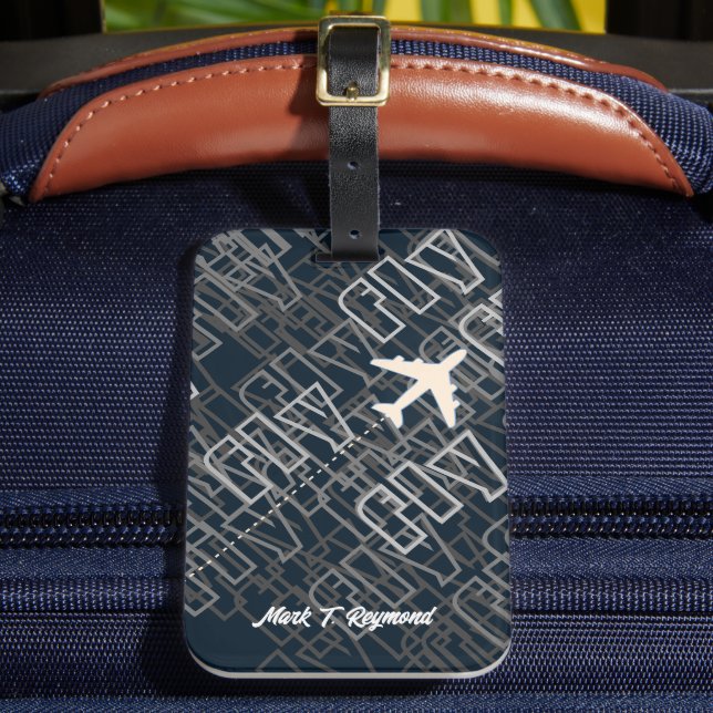 Fluggesellschaften von FLY Flugzeug Gepäckanhänger (Vorderseite Insitu 2)