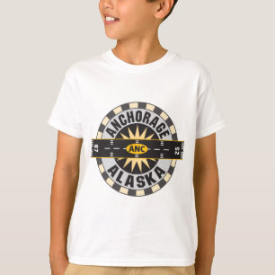 Flughafen Anchorage Alaska ANC T-Shirt