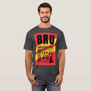 Flughafen BRU Brüssel T-Shirt