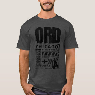Flughafen Chicago ORD O'Hare T-Shirt