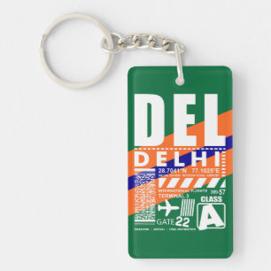 Flughafen DEL Delhi Schlüsselanhänger