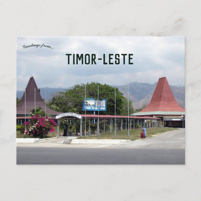 Flughafen Dili Timor-Leste Postkarte (Vorderseite)