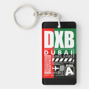 Flughafen DXB Dubai Schlüsselanhänger