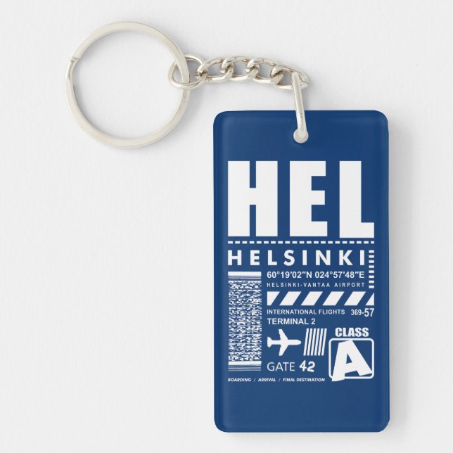 Flughafen HEL Helsinki Schlüsselanhänger (Vorderseite)