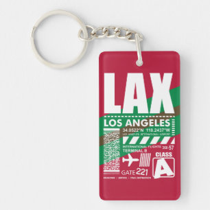 Flughafen LAX Los Angeles Schlüsselanhänger