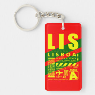Flughafen LIS Lissabon Schlüsselanhänger