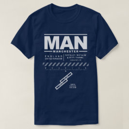 Flughafen Manchester MAN T - Shirt