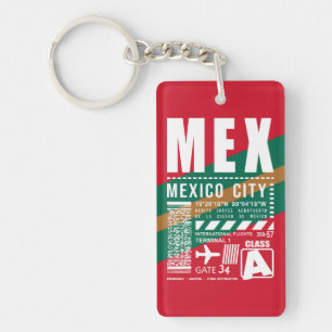 Flughafen MEX Mexico City Schlüsselanhänger
