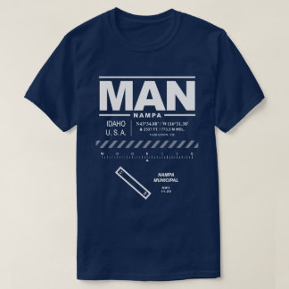 Flughafen Nampa Municipal MAN T-Shirt