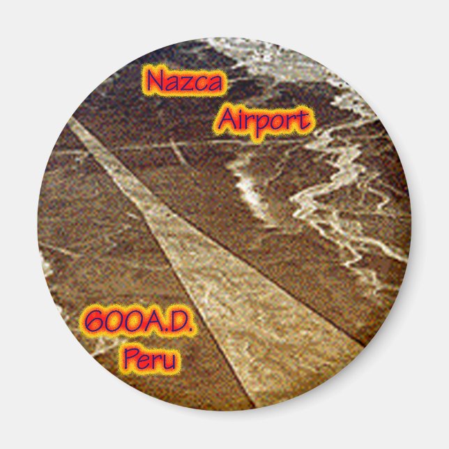 Flughafen Nazca 600A.D Magnet (Vorne)