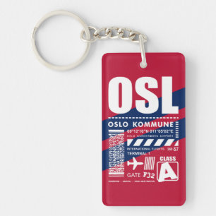 Flughafen OSL Oslo Schlüsselanhänger