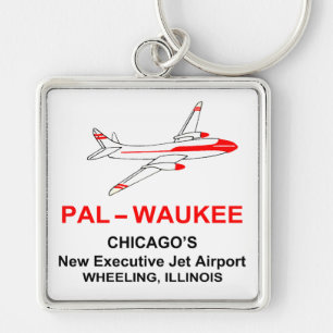 Flughafen Palwaukee, Wheel, Illinois Schlüsselanhänger