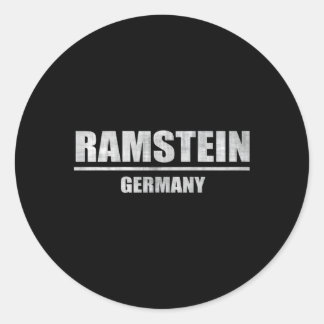 Flughafen Ramstein Gery Runder Aufkleber