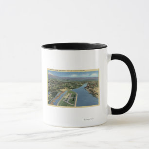 Flughafen-Schauen Portlands, Oregon - Schwan-Insel Tasse