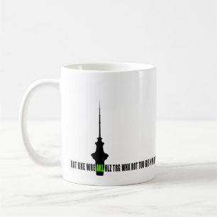 Flughafen-Stadt-Codes - Auckland Kaffeetasse