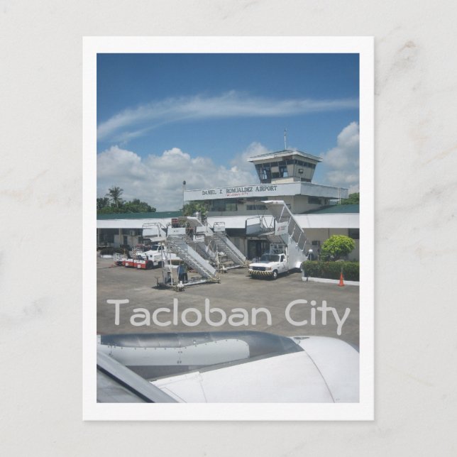 Flughafen Tacloban Postkarte (Vorderseite)