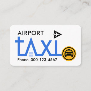 Flughafen-Taxi-Routen-Transport-Richtung Visitenkarte