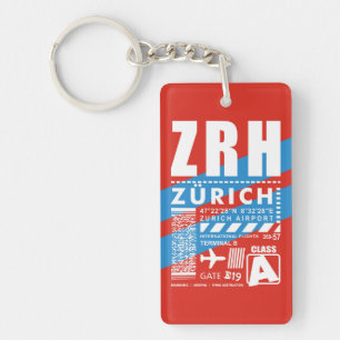 Flughafen ZRH Zürich Schlüsselanhänger