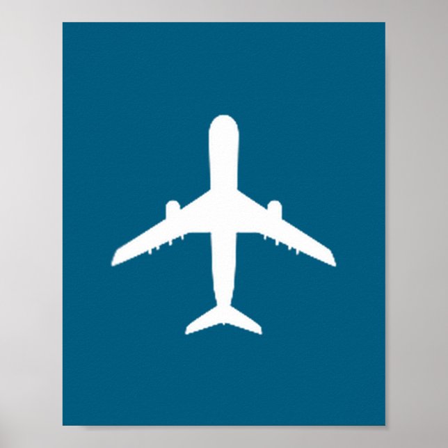 Flughemd Aviation Geek Flugzeugpilot Vater Poster (Vorne)