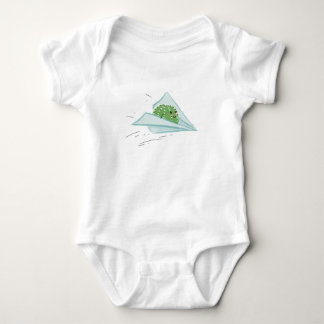 Flugkakteen auf einem Papiergerät Baby Strampler