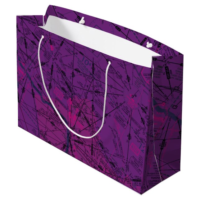 Flugkarte Große Geschenktüte (Rückseite Schrägansicht)