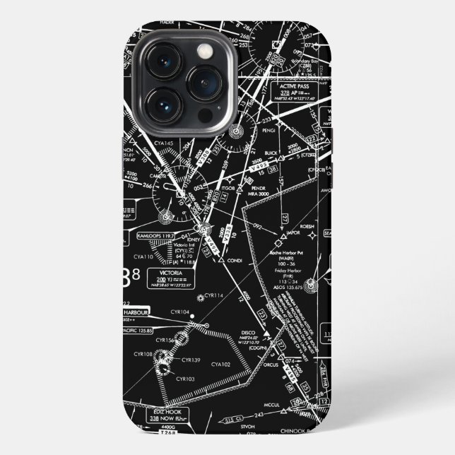 Flugkarte iPhone 13 Pro Max Hülle (Rückseite)