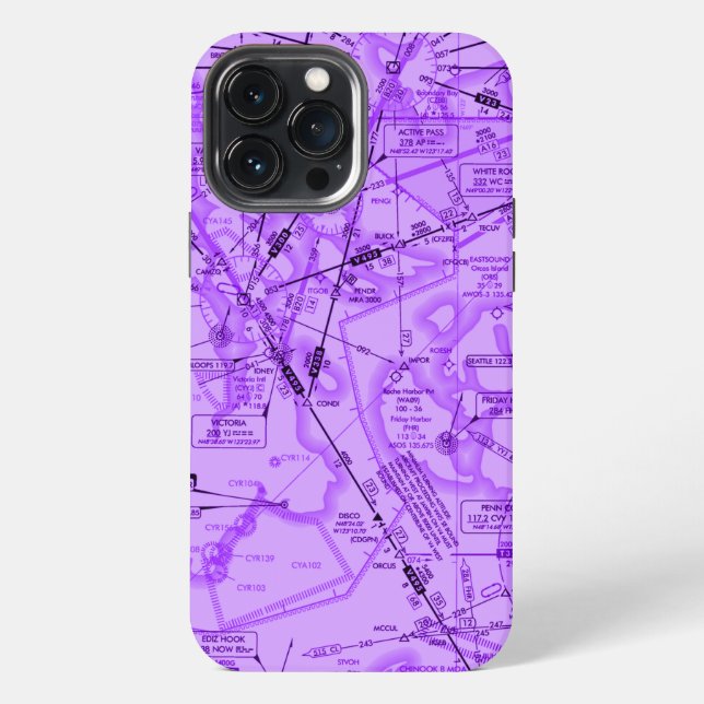 Flugkarte iPhone 13 Pro Max Hülle (Rückseite)