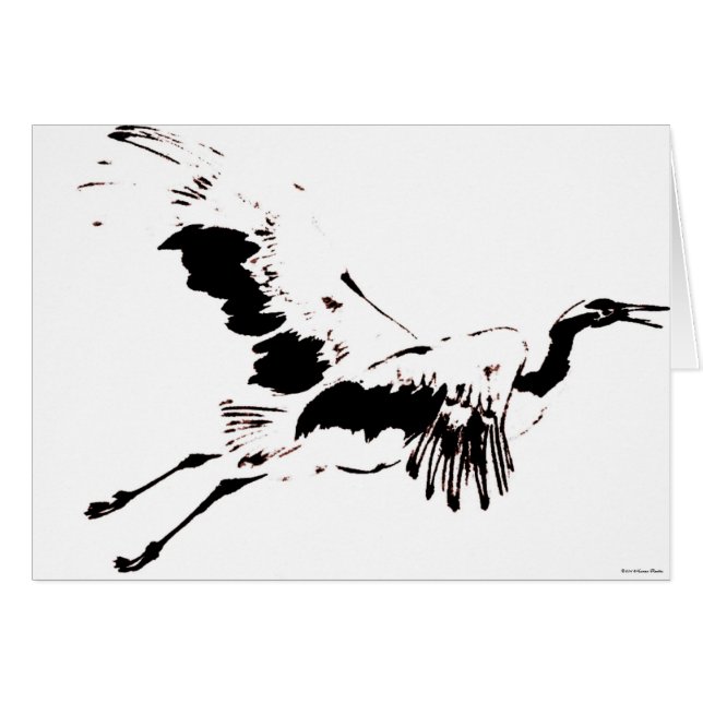 Flugkrankarte (Vorderseite (Horizontal))