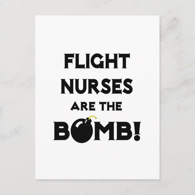 Flugkurse sind die Bombe! Postkarte (Vorderseite)