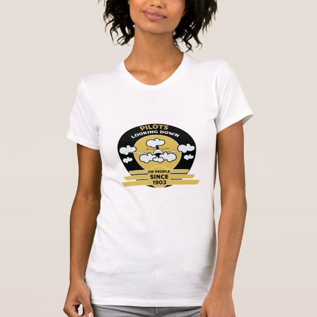 Fluglehrer | Flying School | Absolvent | Pro T-Shirt (Vorderseite)