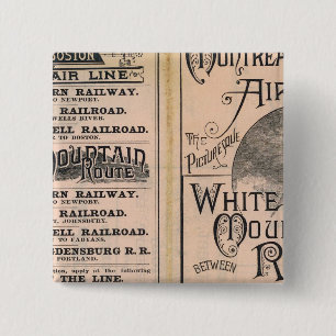 Fluglinie Montreal und Boston Button