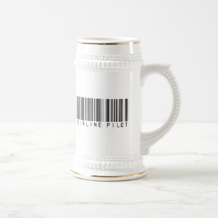 Fluglinien-VersuchsBar-Code Bierglas