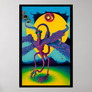 Fluglos Extravagant - Ken Gage Art Poster