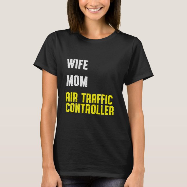 Fluglotsen-Festmachen der ATC-Kontrolle T-Shirt (Vorderseite)