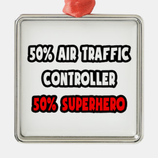 Fluglotsen für die Hälfte ... Half Superhero Ornament Aus Metall
