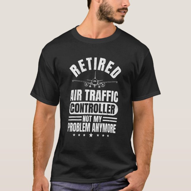 Fluglotsen für Flugsicherung C T-Shirt (Vorderseite)