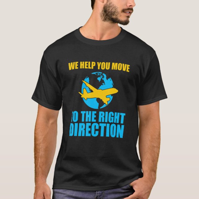 Fluglotsenflugzeug Gr T-Shirt (Vorderseite)