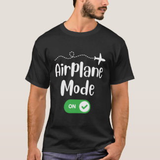 Flugmodus auf der Liebe "Flying Funny Traving" T-Shirt