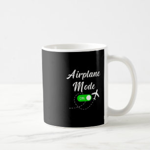 Flugmodus Lustige Reise Pilot Flugzeug Urlaub Kaffeetasse