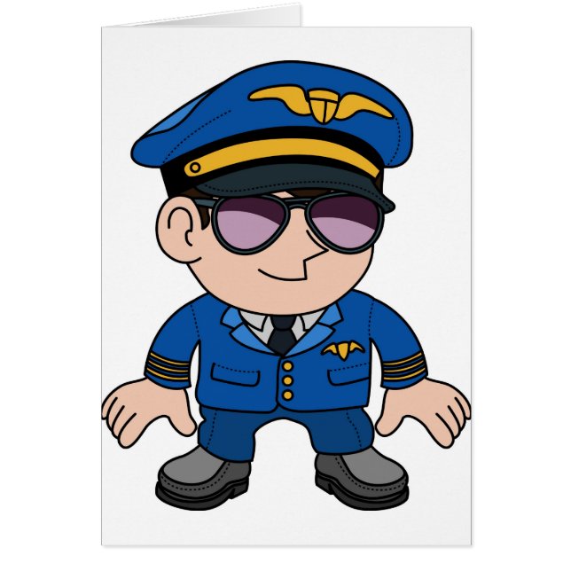 Flugpilot in der Sonnenbrille (Vorne)