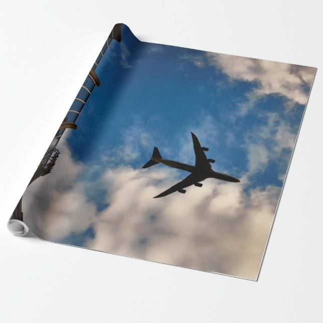 Flugreise Geschenkpapier (Ungerollt)