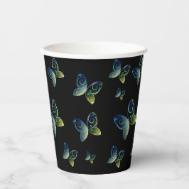 Flugschmetterlingsart Pappbecher