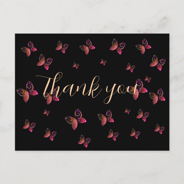 Flugschmetterlingsart Postkarte (Vorderseite)