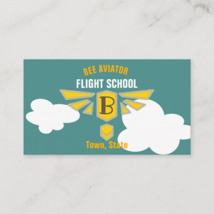 Flugschule Visitenkarte