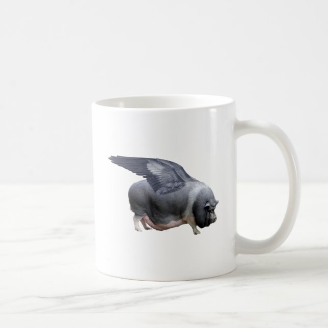 Flugschwein Kaffeetasse (Rechts)